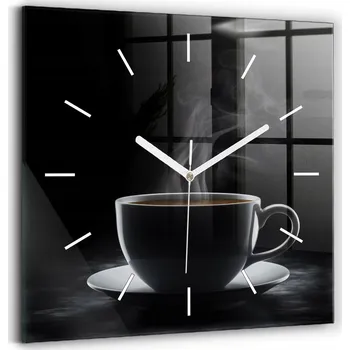 Hodiny Nástěnné hodiny Wallfluent černé 30 cm
