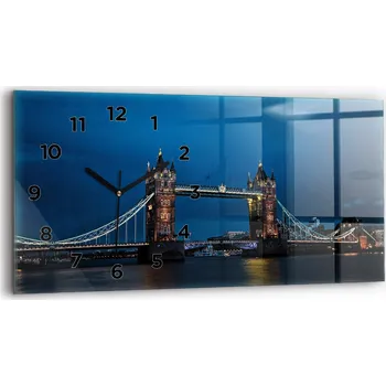 Hodiny Nástěnné hodiny Wallfluent černé 60 cm