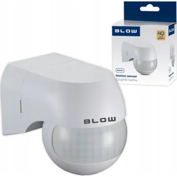 Pohybové čidlo NÁSTĚNNÝ 180STUPŇOVÝ SENZOR POHYBU PRO OSVĚTLENÍ NASTAVITELNÝ 800W PIR BÍLÝ