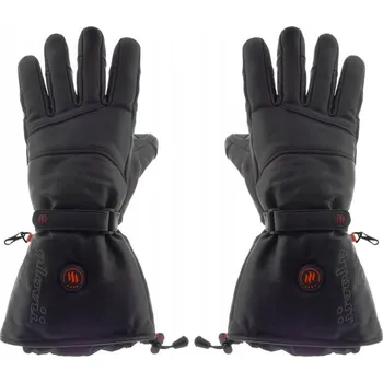 Rukavice Vyhřívané kožené lyžařské rukavice Glovii, velikost L