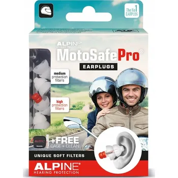Špunty do uší / Zátky do uší na motorku ALPINE MotoSafe PRO