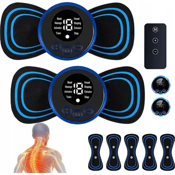 Masážní přístroj MASÁŽNÍ PŘÍSTROJ ELEKTROSTIMULÁTOR PRO KRK 8 REŽIMŮ 19 ÚROVNÍ PRO KRK ZÁDA RAMENA