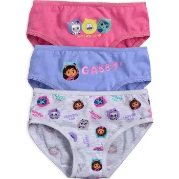 Dívčí spodní prádlo Dívčí kalhotky GABBYS DOLLHOUSE balení 3ks Velikost: 104-110