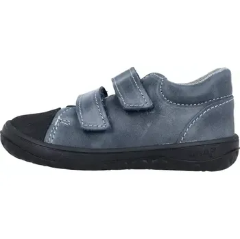 Dívčí tenisky Kožené boty Jonap barefoot B16 modré 25