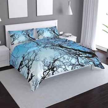 Povlečení Sablio Povlečení Holé větve - 140x200 / 90x70