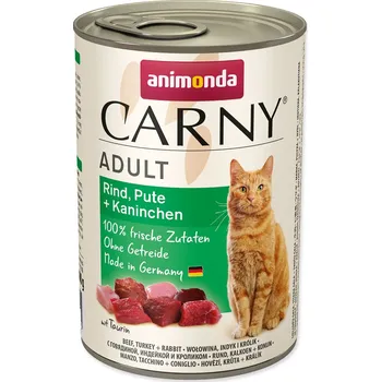 Krmivo pro kočku Konzerva Animonda Carny Adult hovězí a králík 400g
