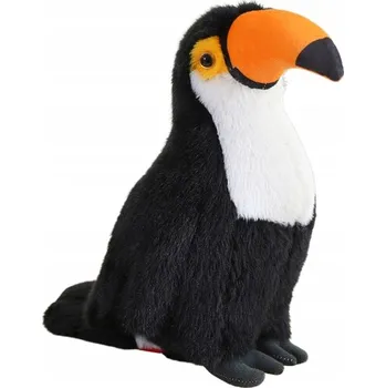 plyšák Plyšový Pták Tukan Plyšák Plyšák Bílý 30 cm