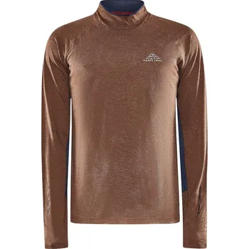 Cyklistické oblečení Craft ADV SubZ Wool LS 2 triko pánské hnědá 686000, M