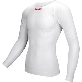Pánské tričko DAREVIE DAREVIE Knitting LS bílé funkční triko – tepelné a prodyšné BÍLÁ