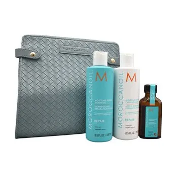 Kosmetická sada MoroccanOil Holiday Repair sada pro regeneraci poškozených vlasů 1 ks