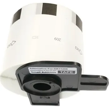 Pásek do tiskárny Allprint pro kompatibilní s Brother DK-11209, papírové bílé, úzké adresy, 29 x 62mm, 800ks 500L00131