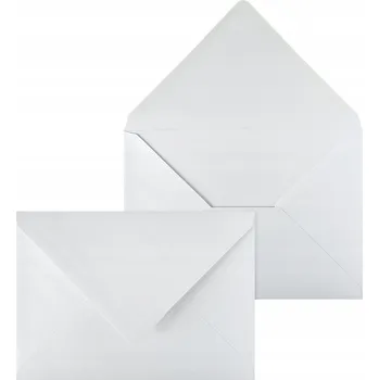 Obálka Perleťové obálky C5 Aster Met. White bílé - 25 Ks.