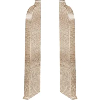 soklová lišta Koncovka levá a pravá k liště Afirmax Legnar 41842 (184) Sherman Oak