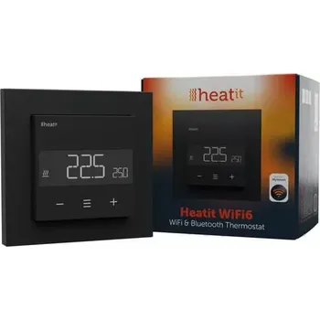 Termostat HEATIT WiFi6 Thermostat - Černá matná
