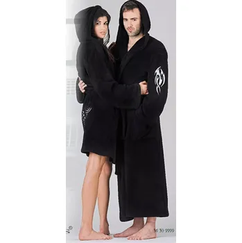 Dámský župan Dlouhý župan Tribal 3630 9999 - Vestis S černá