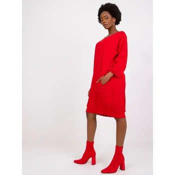 Dámské šaty Šaty RV SK 6839.95 červená L/XL