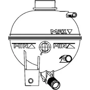 Chladič motoru Vyrovnávací nádoba, chladivo MAHLE CRT 12 000S
