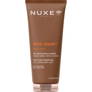 Sprchový gel Nuxe Men [Boost]³ Multifunkční sprchový gel na tvář, vousy, tělo a vlasy 200 ml