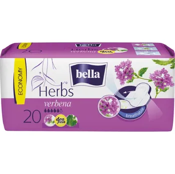 Drogerie Bella Herbs dámské vložky Verbena, 20 ks