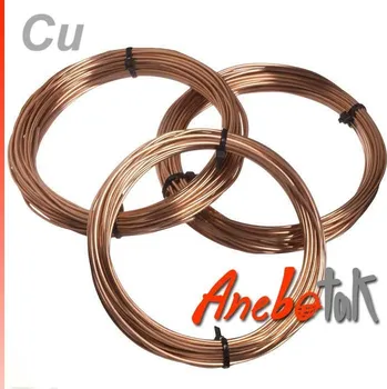 Vázací drát Měděný drát surový měkký, 3 mm (10 m)