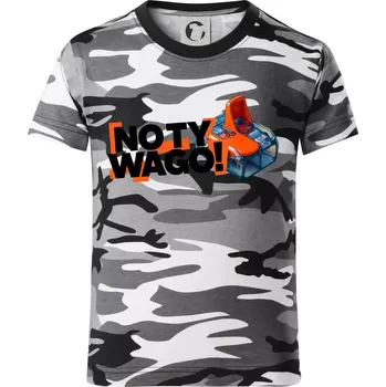 Chlapecké tričko No ty wago - Dětské maskáčové triko - 146 cm/10 let ( Šedý maskáč )