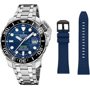 Hodinky Festina Swiss Made 20043/2 + náhradní řemínek + prodloužená záruka 5 let + možnost výměny do 190 dní + zkrácení řemínku zdarma + doprava zdarma