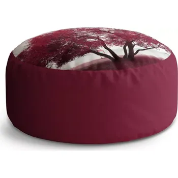 Taburet Sablio Taburet Circle Červený strom: 38x48 cm