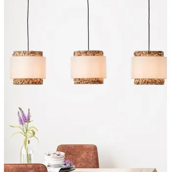 Brilliant 99827/09 Trojité závěsné svítidlo WATERLILLY BÍLÉ + vodní hyacint