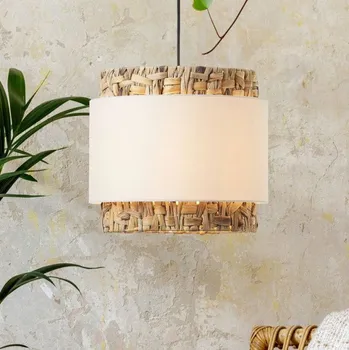 Osvětlení Brilliant 99826/09 Závěsné svítidlo WATERLILLY BÍLÉ + vodní hyacint