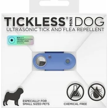 Antiparazitikum pro psa ULTRAZVUKOVÁ OCHRANA PROTI KLÍŠŤATŮM A BLECHÁM PRO PSY TICKLESS MINI MODRÁ