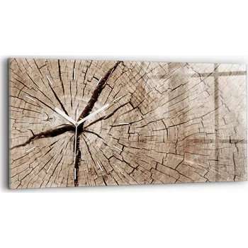 Hodiny Nástěnné hodiny Wallfluent hnědé 60 cm