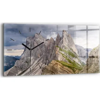 Hodiny Nástěnné hodiny kulatý dekorativní klasické kuchyňské 60x30 cm Skalnaté hory