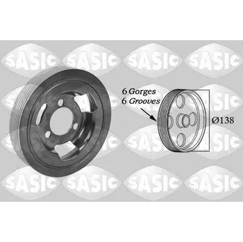 Řemenice, klikový hřídel SASIC 2156025