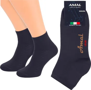 Dámské ponožky Ponožky dámské bavlněné italské tmavě modré 39/42 Amal