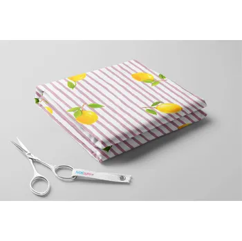 Softshell zimní,Citróny a proužky Barva: Starorůžová