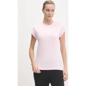 Pánské tričko Bavlněné tričko adidas Essentials Linear JG8659 růžová 03X, vel. XS