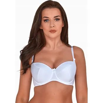 Podprsenka Gaia podprsenka s kosticemi, vyztužená, bílá, velikost 65I