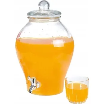 Sklenice Nápojová SKLENICE ORION 6,5 l s kohoutkem