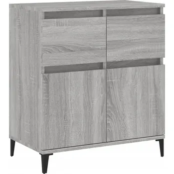 Komoda Komoda, šedý dub sonoma, 60x35x70 cm, dřevěný kompozitní materiál