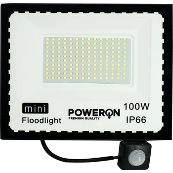 LED reflektor halogen 100W s pohybovým senzorem 9000 lm 6500 K