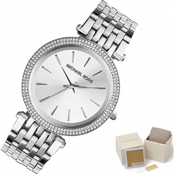 Hodinky Dámské hodinky MICHAEL KORS MK3190 DARCI stříbrné + KRABIČKA