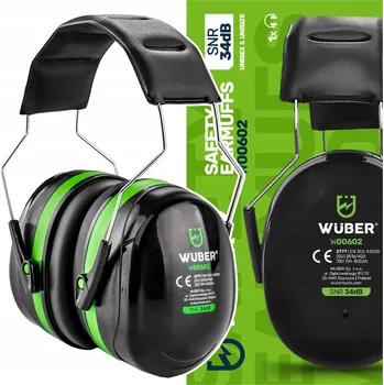 Sluchátka SLUCHÁTKA PŘES UŠI CHRÁNIČE SLUCHU SNR34dB PROTIHLUKOVÁ S REGULACÍ