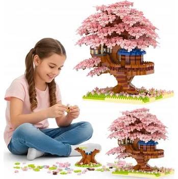 ostatní stavebnice Stavebnice stromek bonsai višňový květ strom dárek 2151 dílů