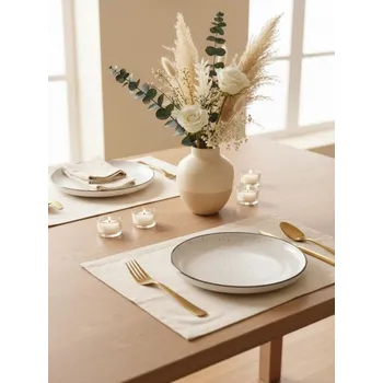 Talíř Sinsay - Sada kropenatých talířů s okrajem 2 pack - bílá - 264EQ-00X - 264EQ-00X-ONE