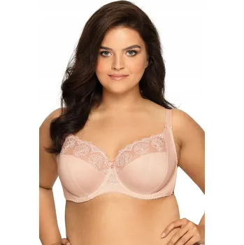 Dámské spodní prádlo Ava podprsenka s měkkými košíčky hnědá velikost 75D