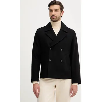 Dámský kabát Kabát s příměsí vlny Sisley 2FCASN04A černá 99X, vel. 54