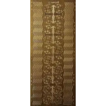Set školních potřeb Stiker ażurowy 10x23cm bordiurka złoty