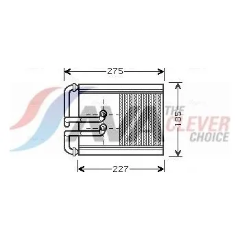 Výměník tepla, vnitřní vytápění AVA COOLING SYSTEMS HY6168