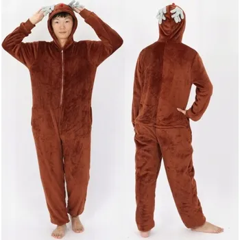 Dollo Christmas kombinéza/ overal I-H336 hnědá, univerzální velikost