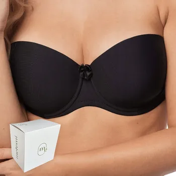 Podprsenka Mefemi podprsenka bardotka, balkonetka černá velikost 70D